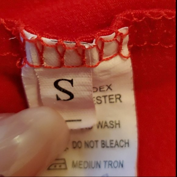 Red Ruched Mini Dress - Picture 7 of 8